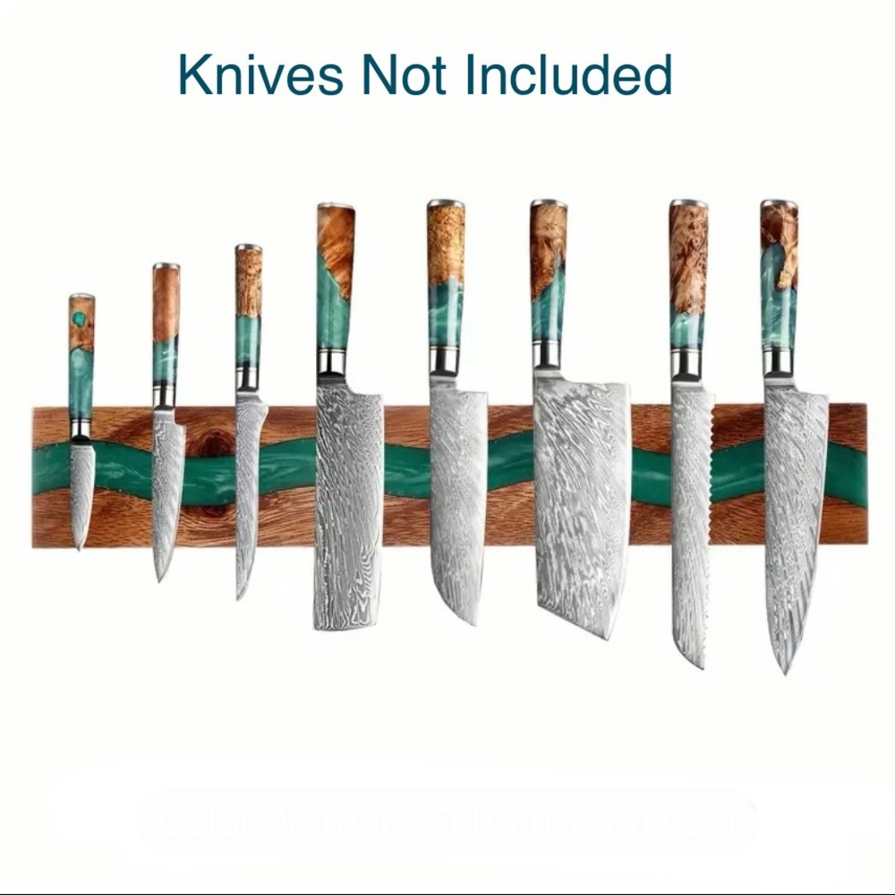 Magnetic Wood Knife Holder
for Wall Mounting - Picture 3 of 6
